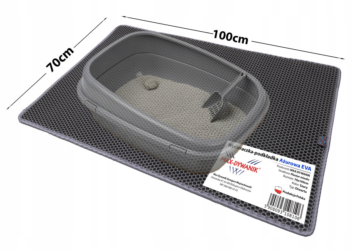 Mat cat litter box pad SZRA 70x100 SMART POCKET