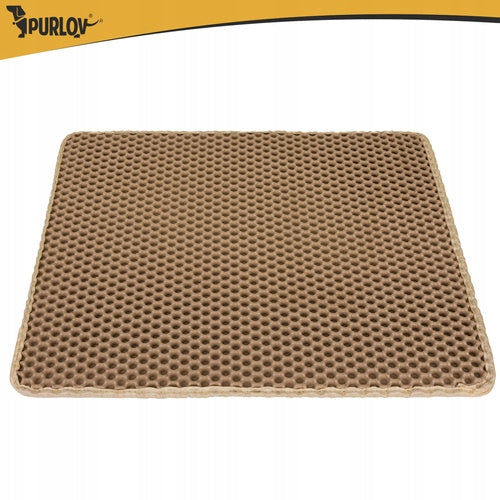 Mat for litter box 60x45cm - beige Purlov Product weight with unit packaging 0.252 kg