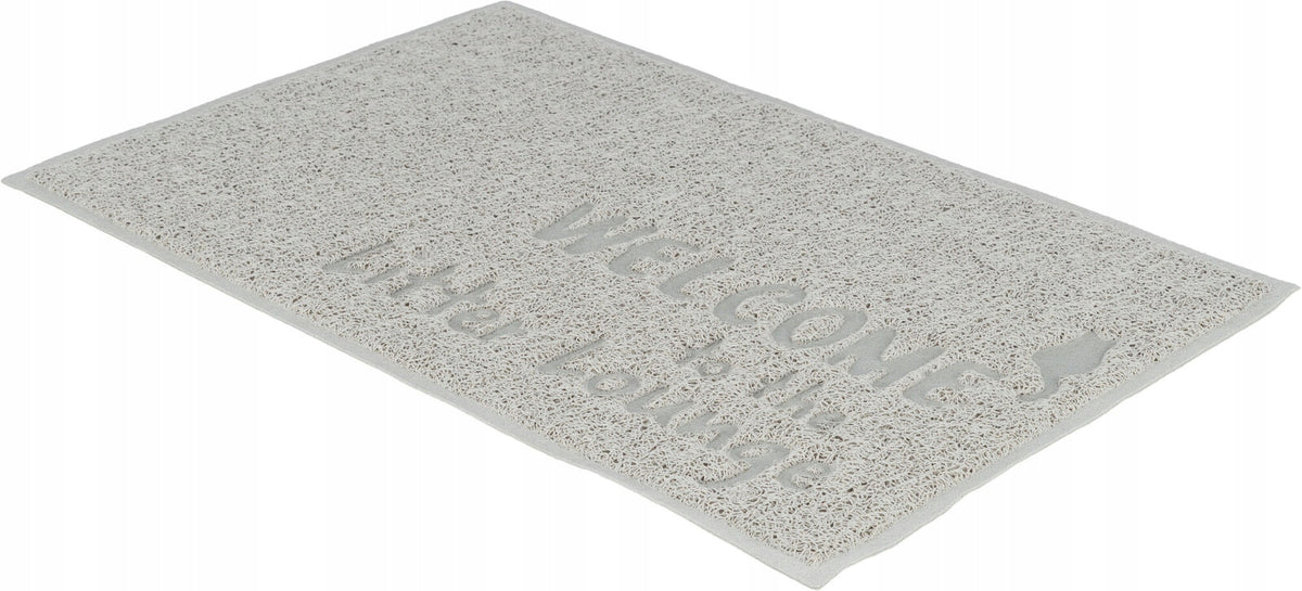 Mat for litter box, for cat, PVC, light grey, 40 x 60 cm Trixie