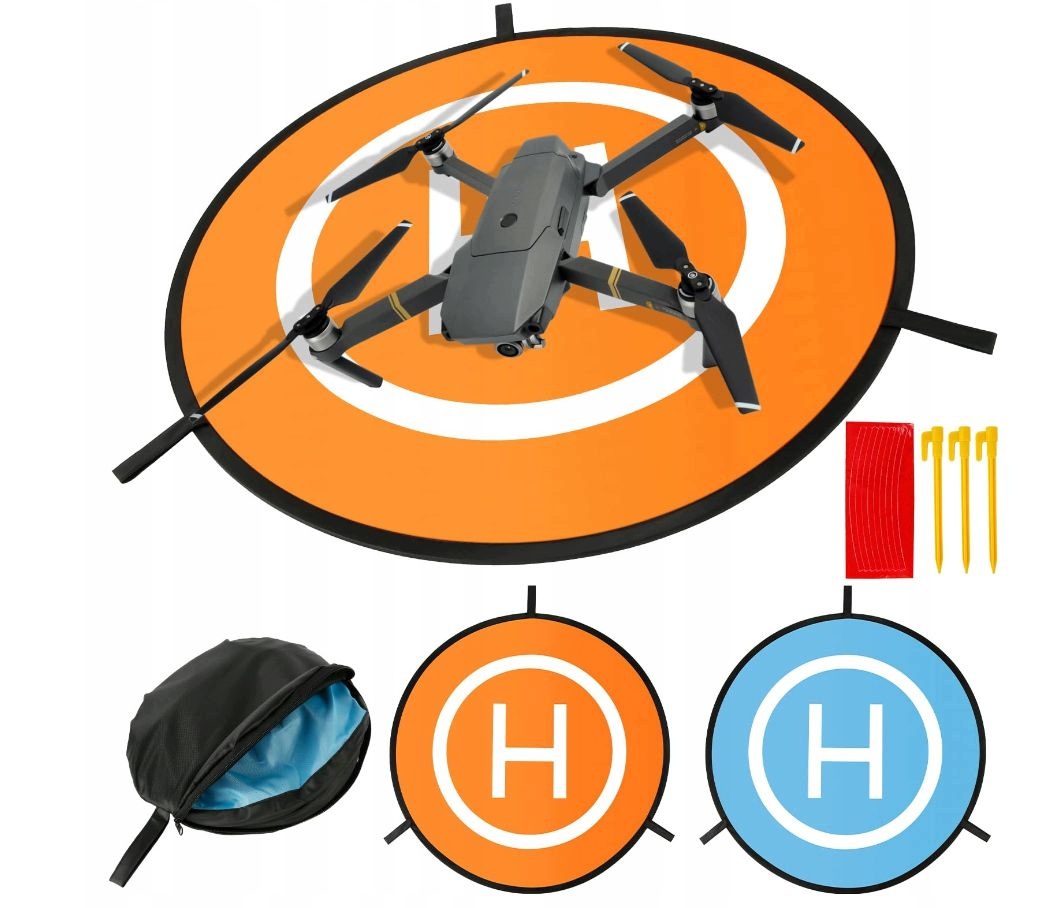 Mat landing pad for drone double-sided 75 cm