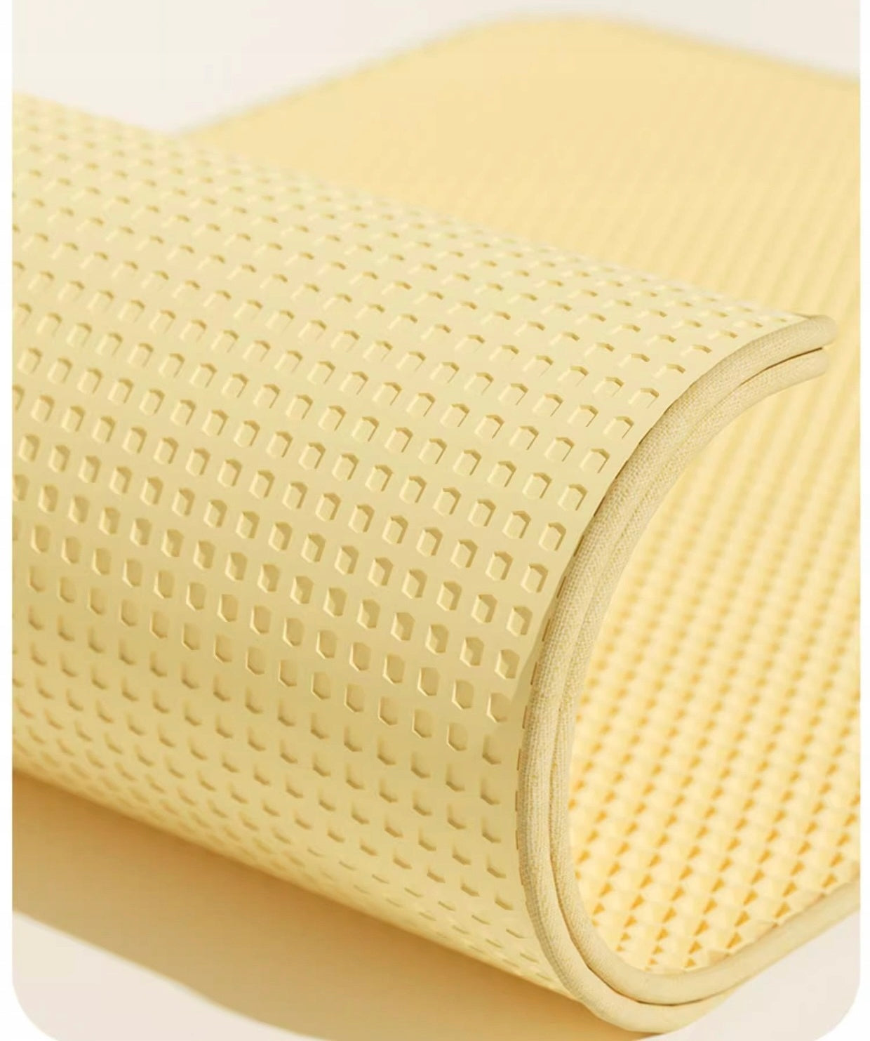 Mat litter box wiper 75x55 honey Practical solution for litter! Kind litter box mat