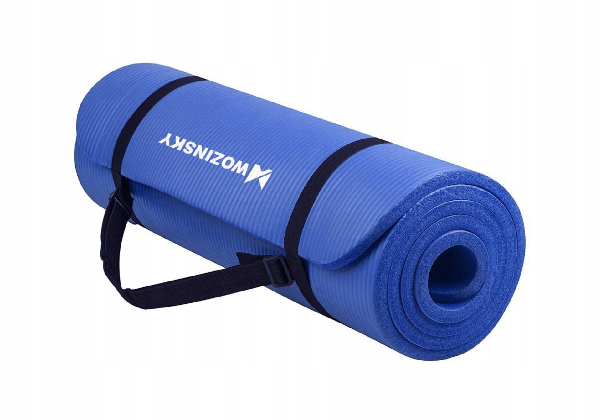 Sportmatte, 181 cm x 63 cm x 1 cm, blau 