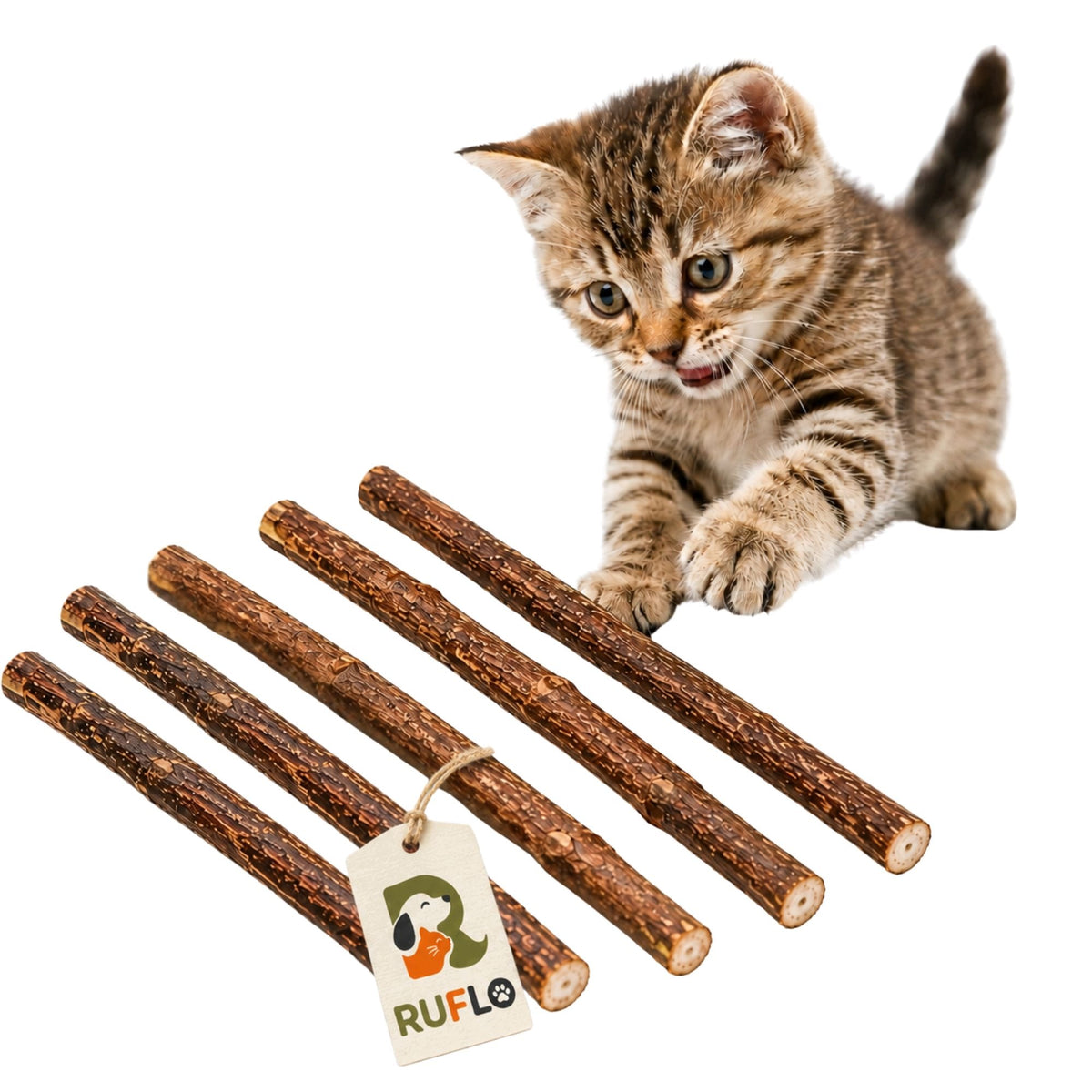 Matatabi Chopsticks Cat Chewable Treat 5 Pieces Natural 10g 12cm