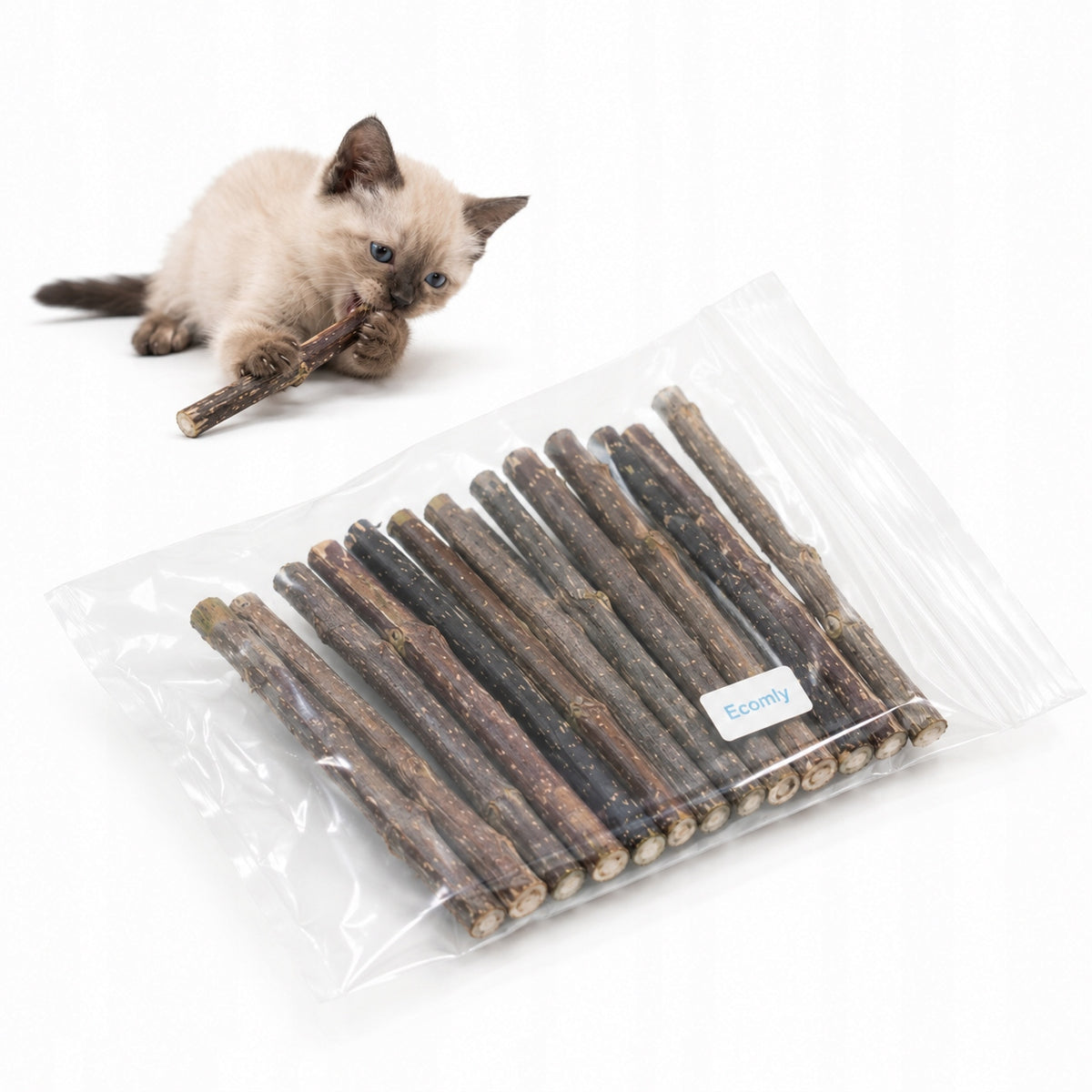 Matatabi Sticks 10 Pcs for Cat Dental Sticks Teether Toy