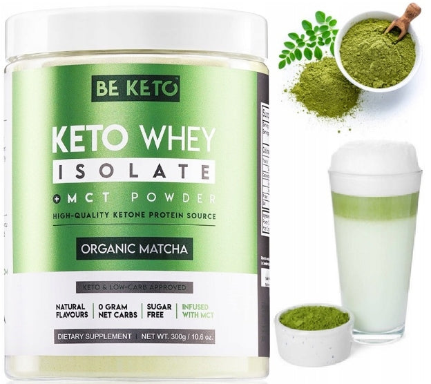 Matcha PROTEIN ISOLATE with MCT KETO 300g BeKeto