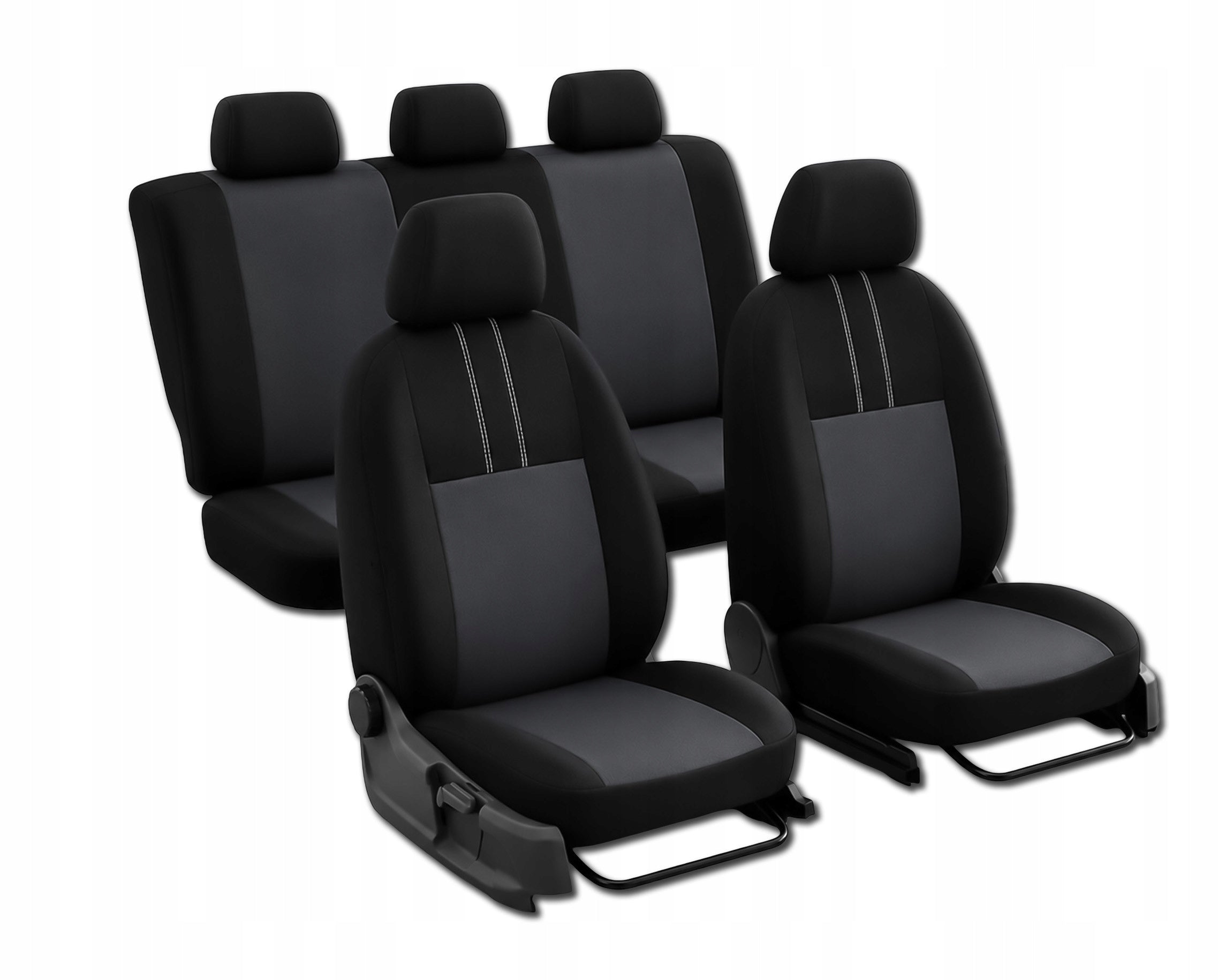 Material Covers for Car Seats Set Front Rear Packaging status original