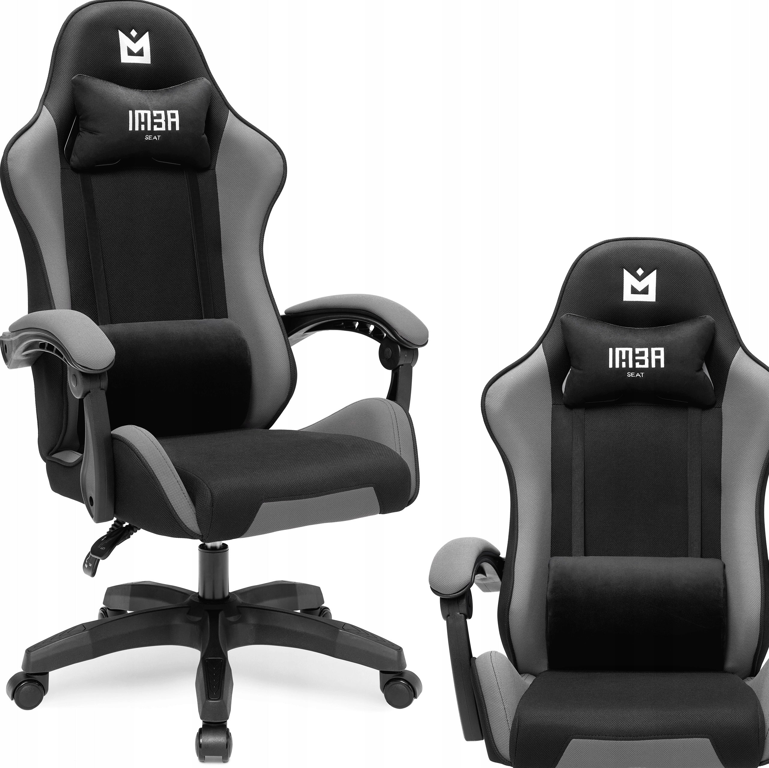 Material Gaming Chair Office Gaming Chair Black - Fabric