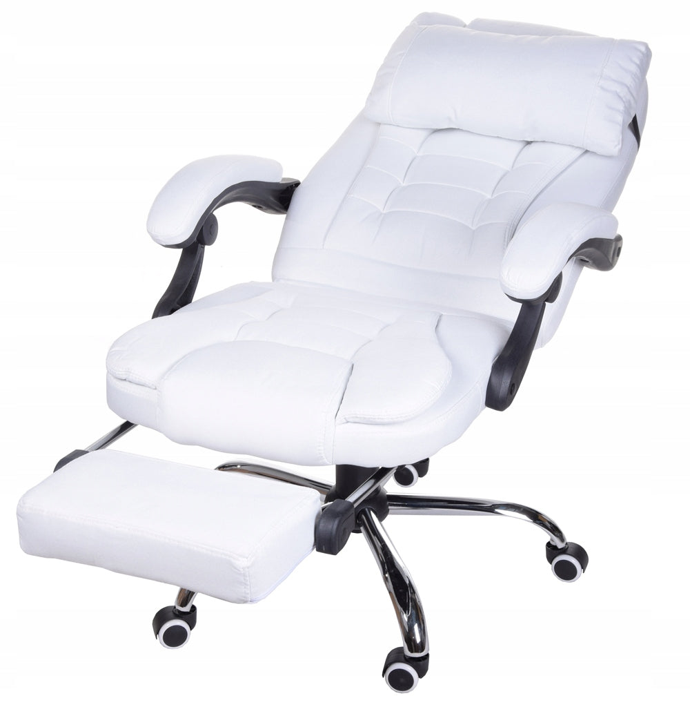 Material armchair WHITE footrest Giosedio Brand no brand