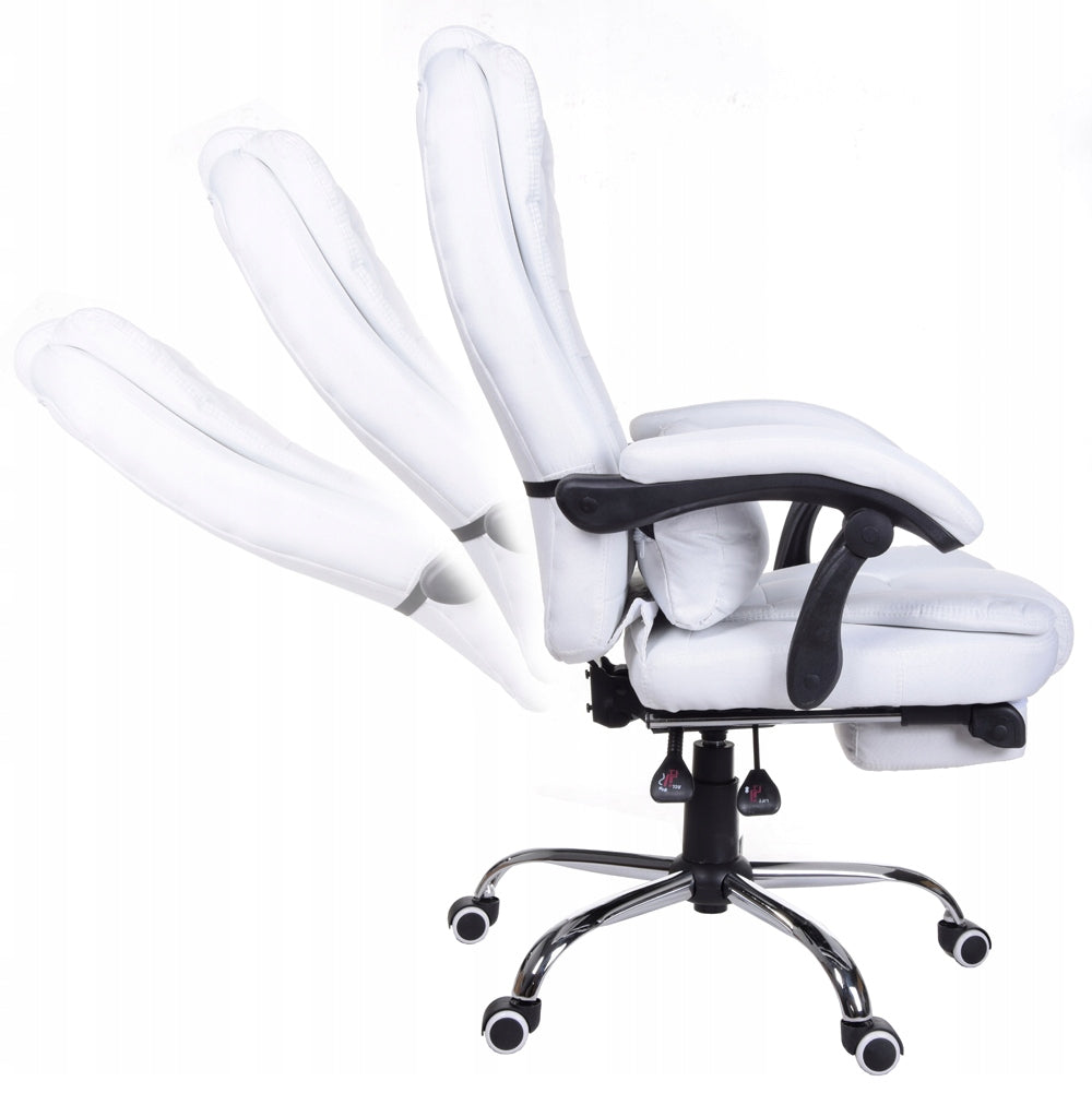 Material armchair WHITE footrest Giosedio EAN (GTIN) 5902751546538