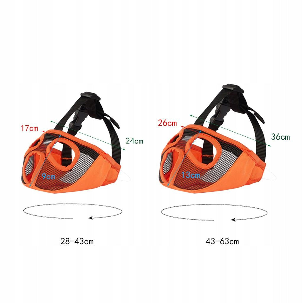 Material muzzle black-orange -s Brand no brand