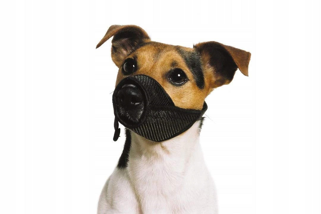 Material muzzle for dog Ancol 29x15cm protection safety comfortable