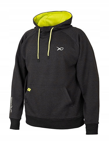 Matrix Minimal Black Marl Hoody Size S Color black