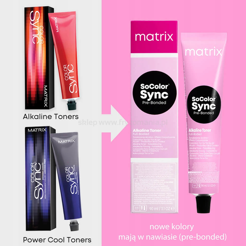 Plaukų dažai Matrix SoColor Sync Pre Bonded6NGA, 90 ml