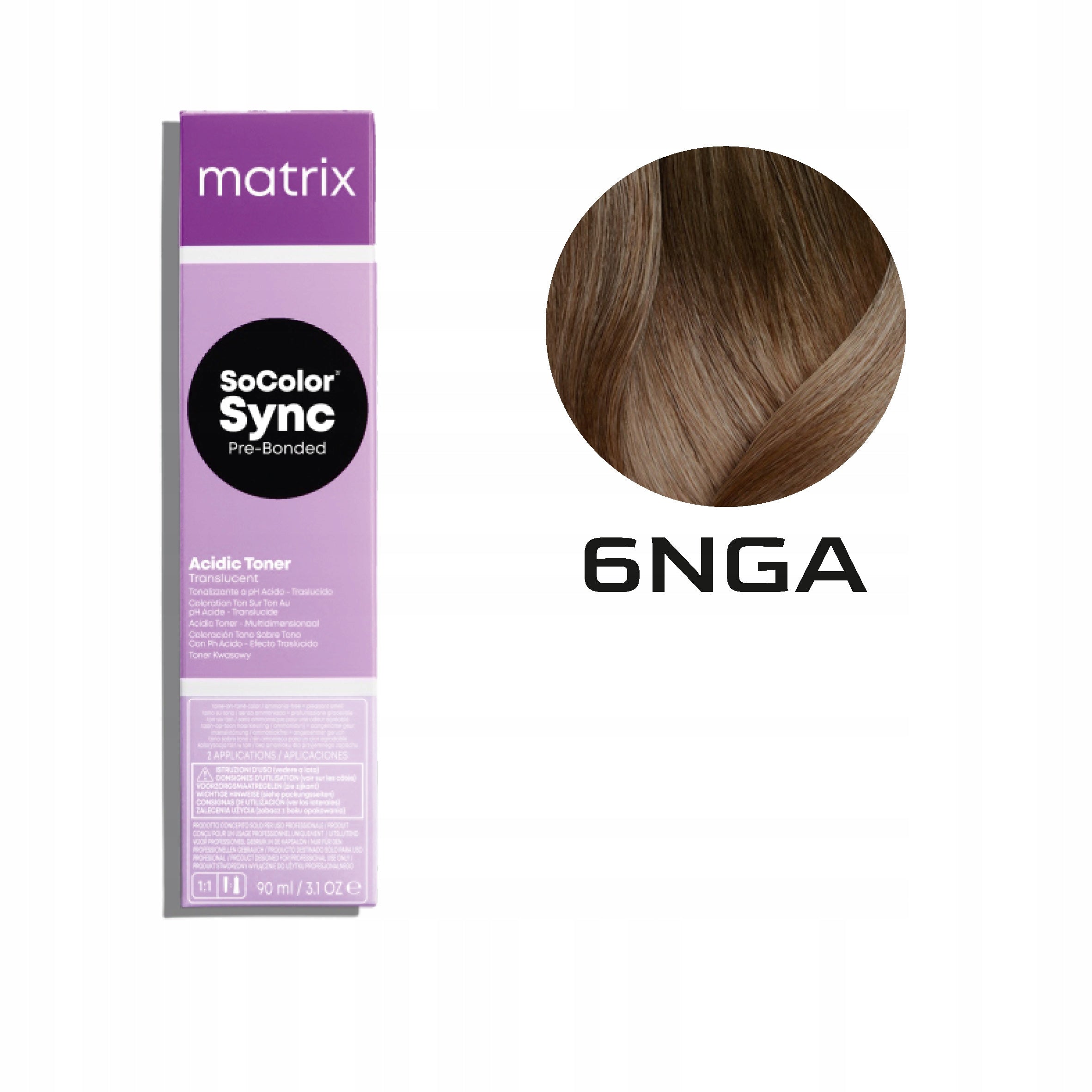 Plaukų dažai Matrix SoColor Sync Pre Bonded6NGA, 90 ml