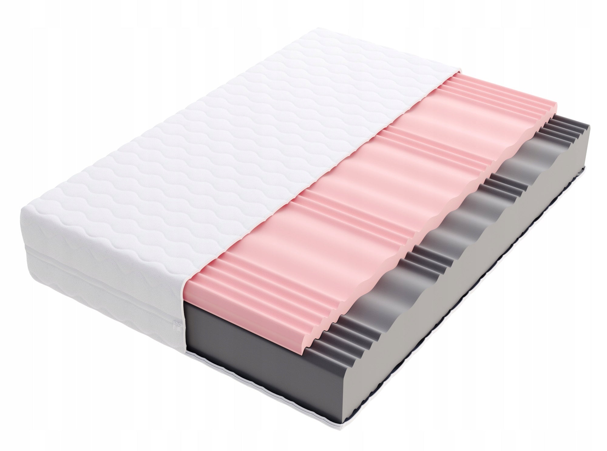 Mattress 100x200 profiled HR POLO MAX DOUBLE Manufacturer code POLOMAXDOUBLE-100-200-JERSEY