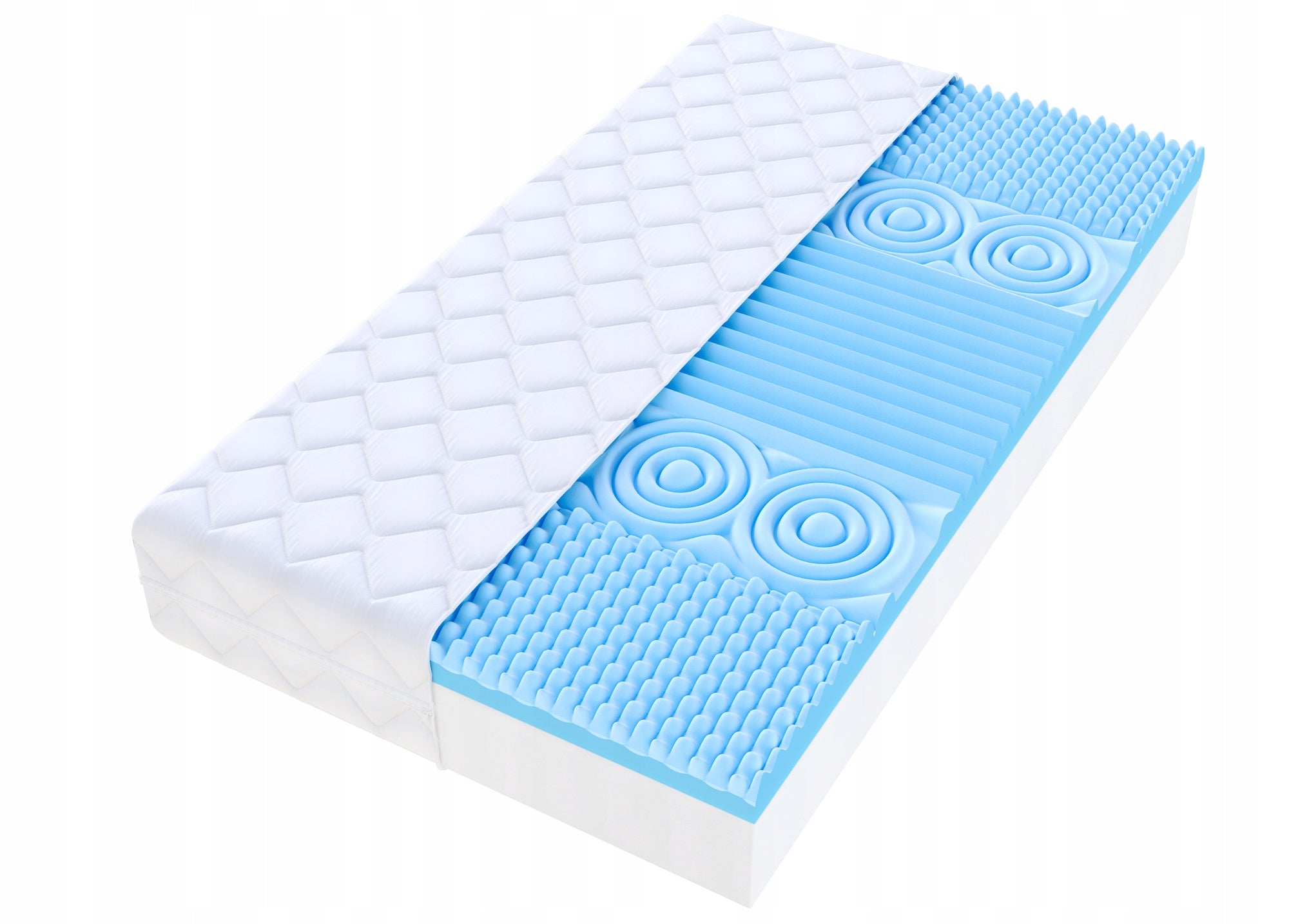 Mattress 120x200 HR profiled foam TEBE MAX