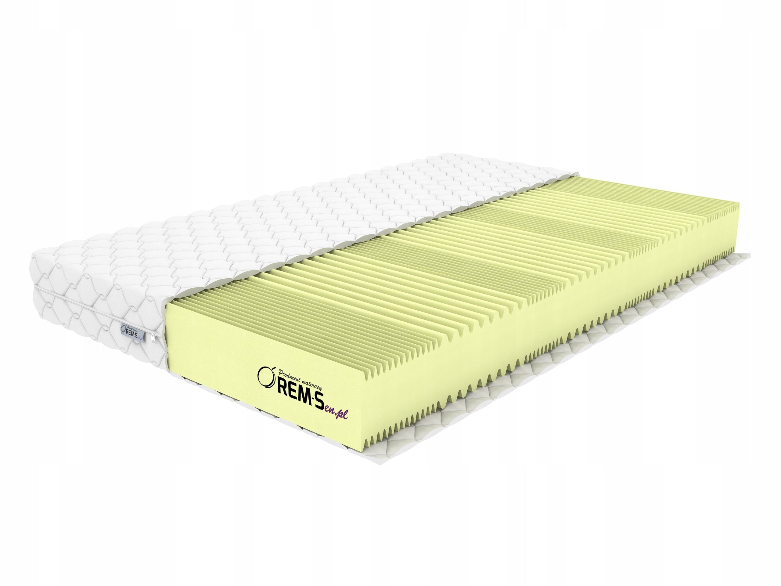 Mattress 140x200 15cm Up to 30kg/m3 7ZONE PokrPIK H4