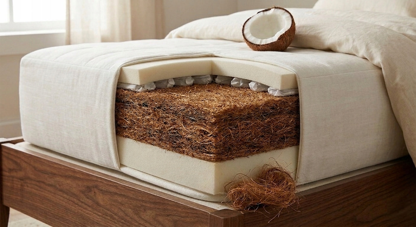 Mattress 160x200 Foam with Coconut Hard Massive Stiffened H4 26cm Medical device no