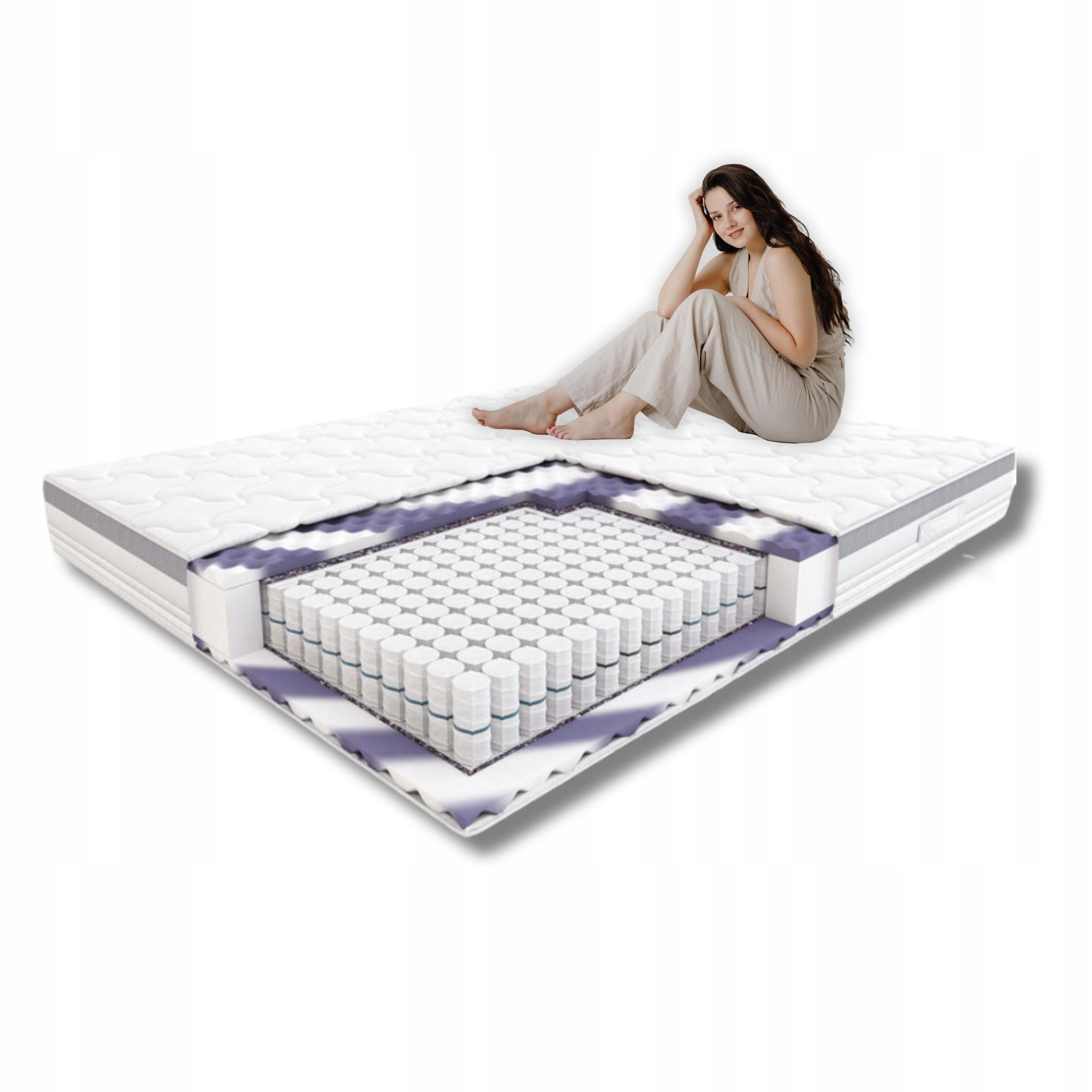 Mattress 180x200 spring Hilding CHA-CHA Tencel New hard