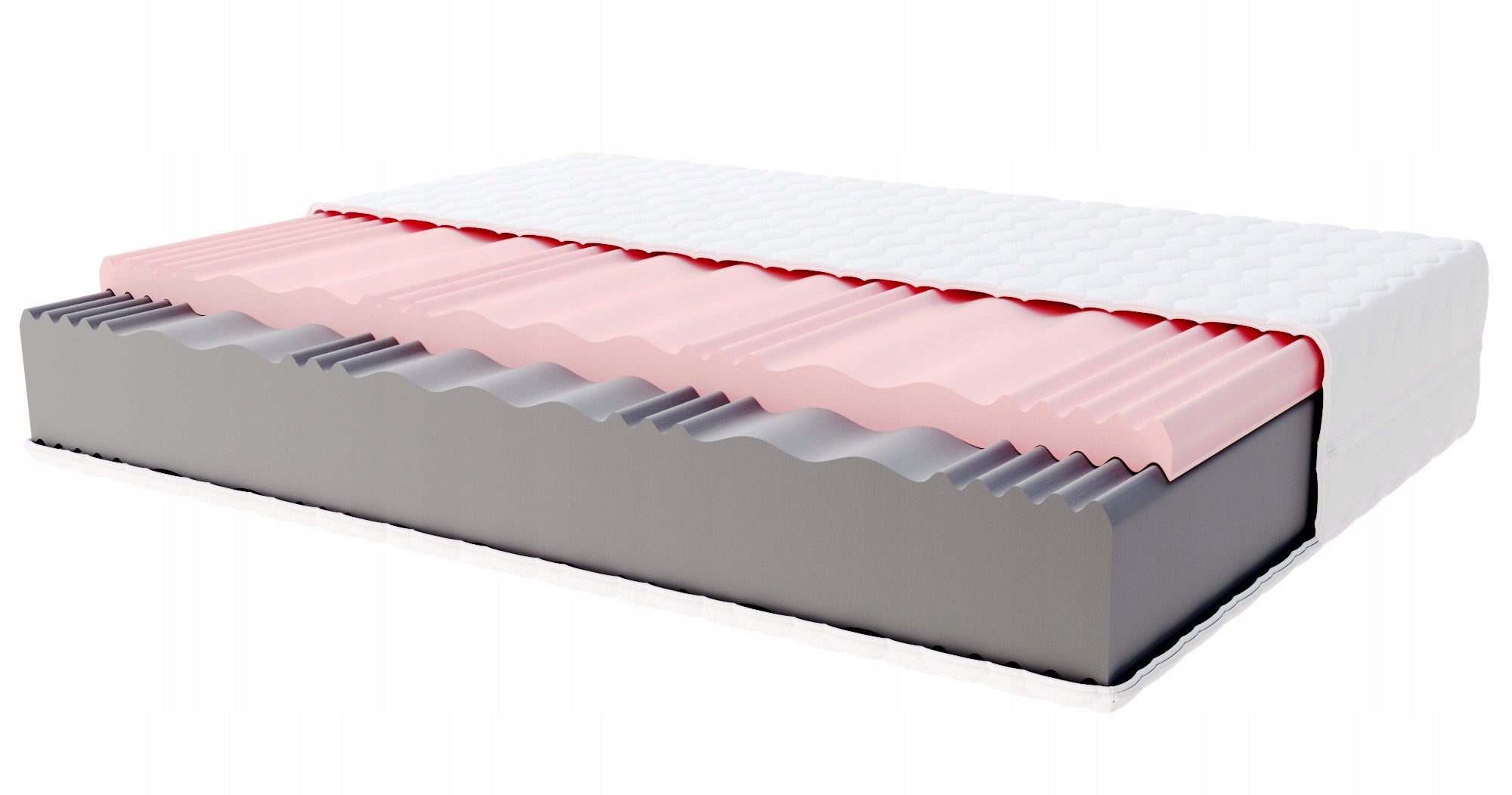 Mattress 90x200 profiled HR POLO MAX DOUBLE Brand ŚpijZdrowo