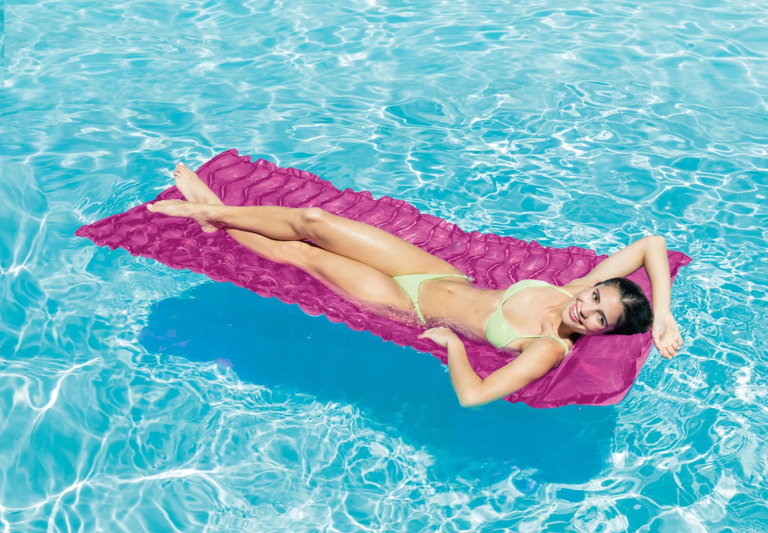 Mattress Colorful wave pink 58807 Intex Packaging status original