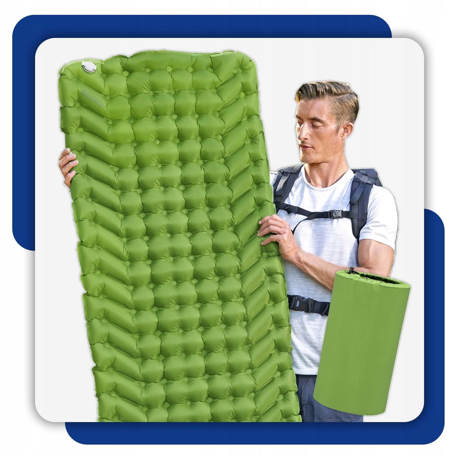 Mattress For Sleeping Tourist Mat Inflatable Under Tent 188cm XL Bestway Brand Bestway
