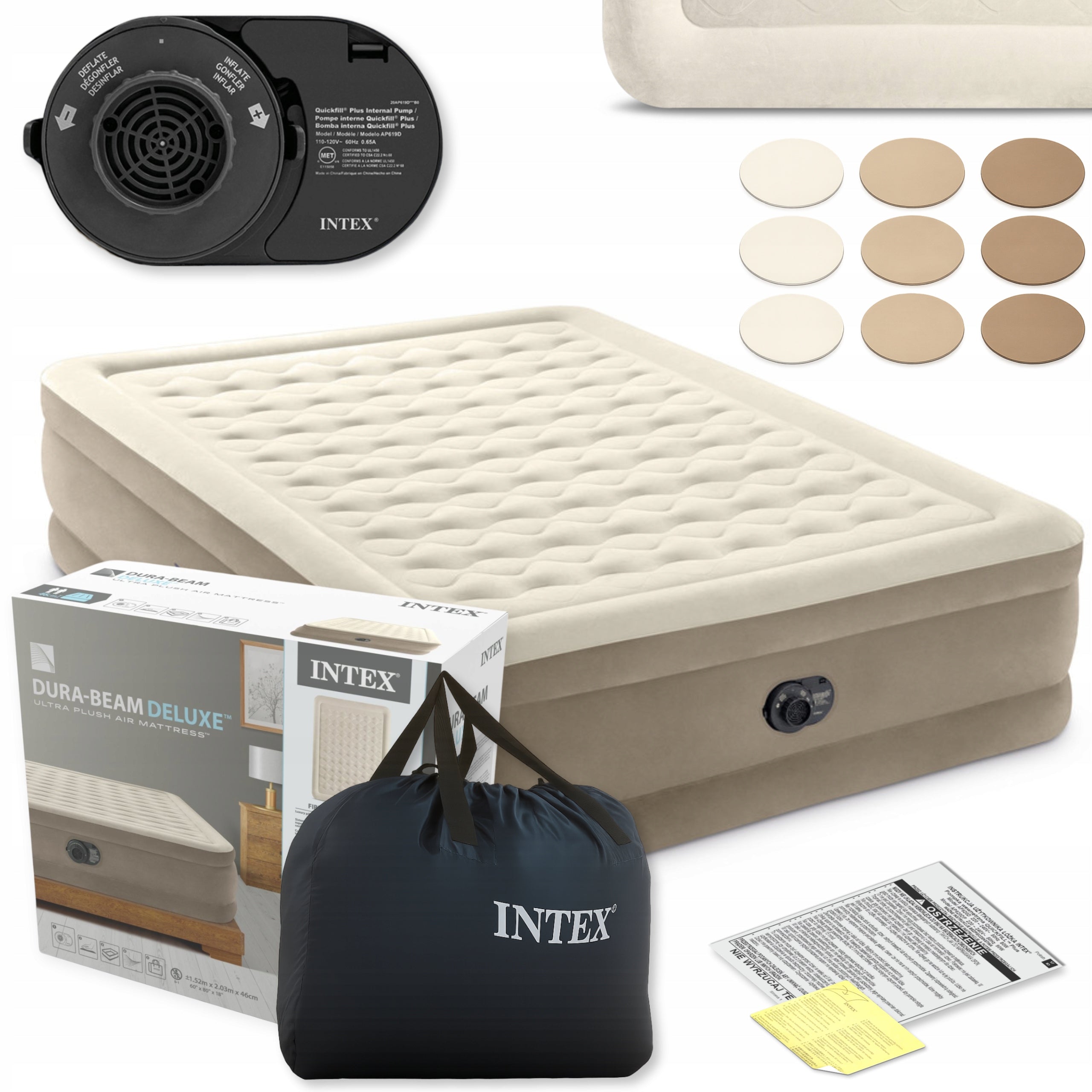 Mattress Inflatable Double Bed with Pump 230V Intex 64428ND