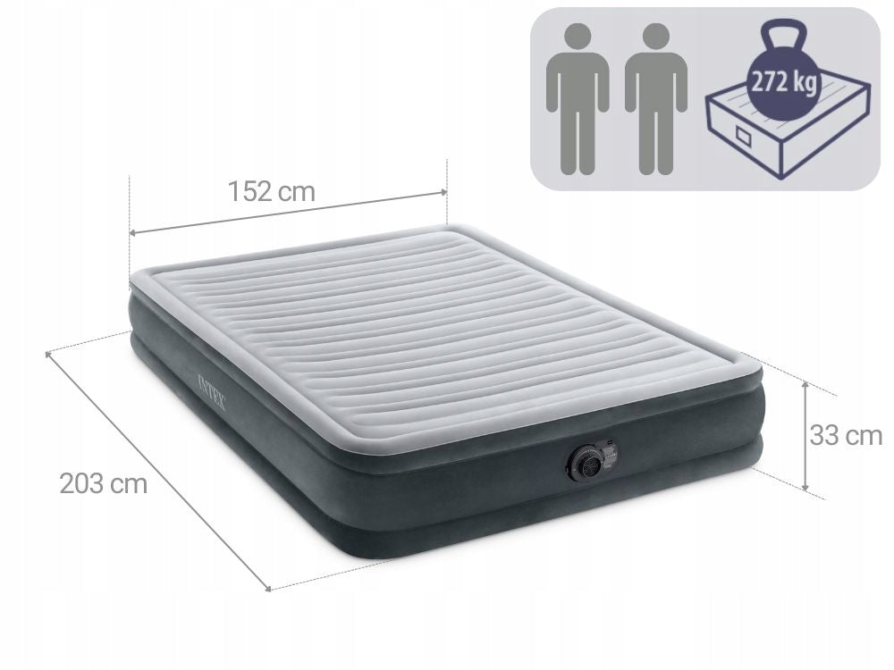 Mattress Inflatable Double Sleeping Bed with Pump 230V INTEX 67770ND Manufacturer code 67770