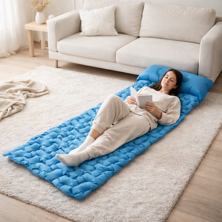 Mattress Inflatable Hiking Folding Sleeping Pillow Lightweight 213x62x6cm Manufacturer code 941061