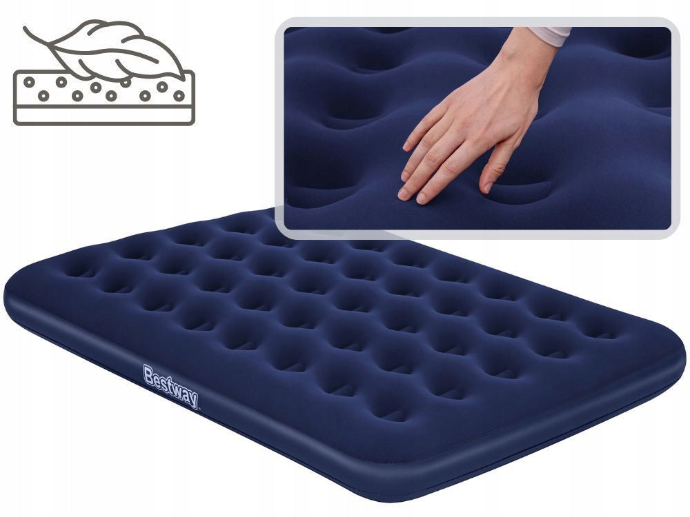 Mattress Inflatable Velour Double Bed with Pump Bestway 67002 MODEL2026 Manufacturer code 5903853219214