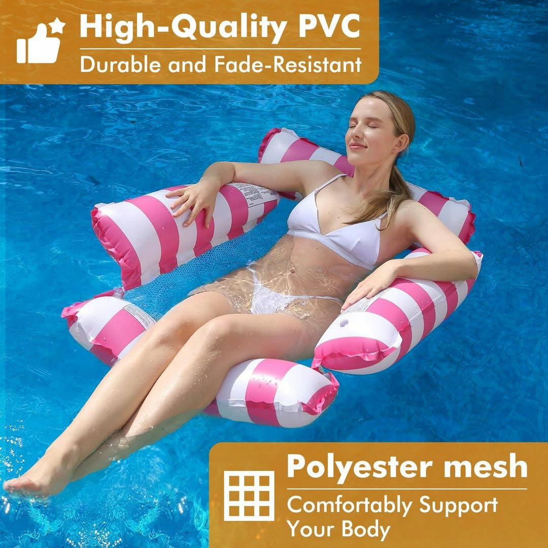 Mattress Inflatable for Swimming Pool Water Lounger with Mesh 122x122 cm Manufacturer code HAMAK WODNY DMUCHANY MATERAC Z SIATKĄ D1