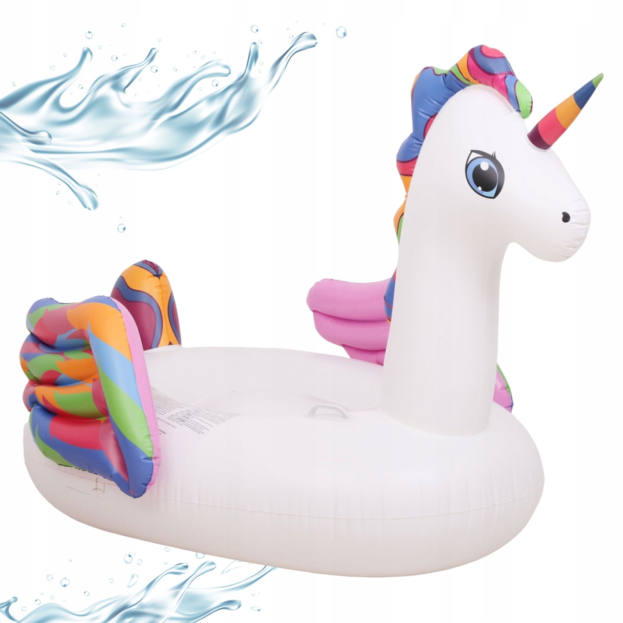 Mattress Unicorn Inflatable XXL SunClub 222cm Swimming Wheel Island Large