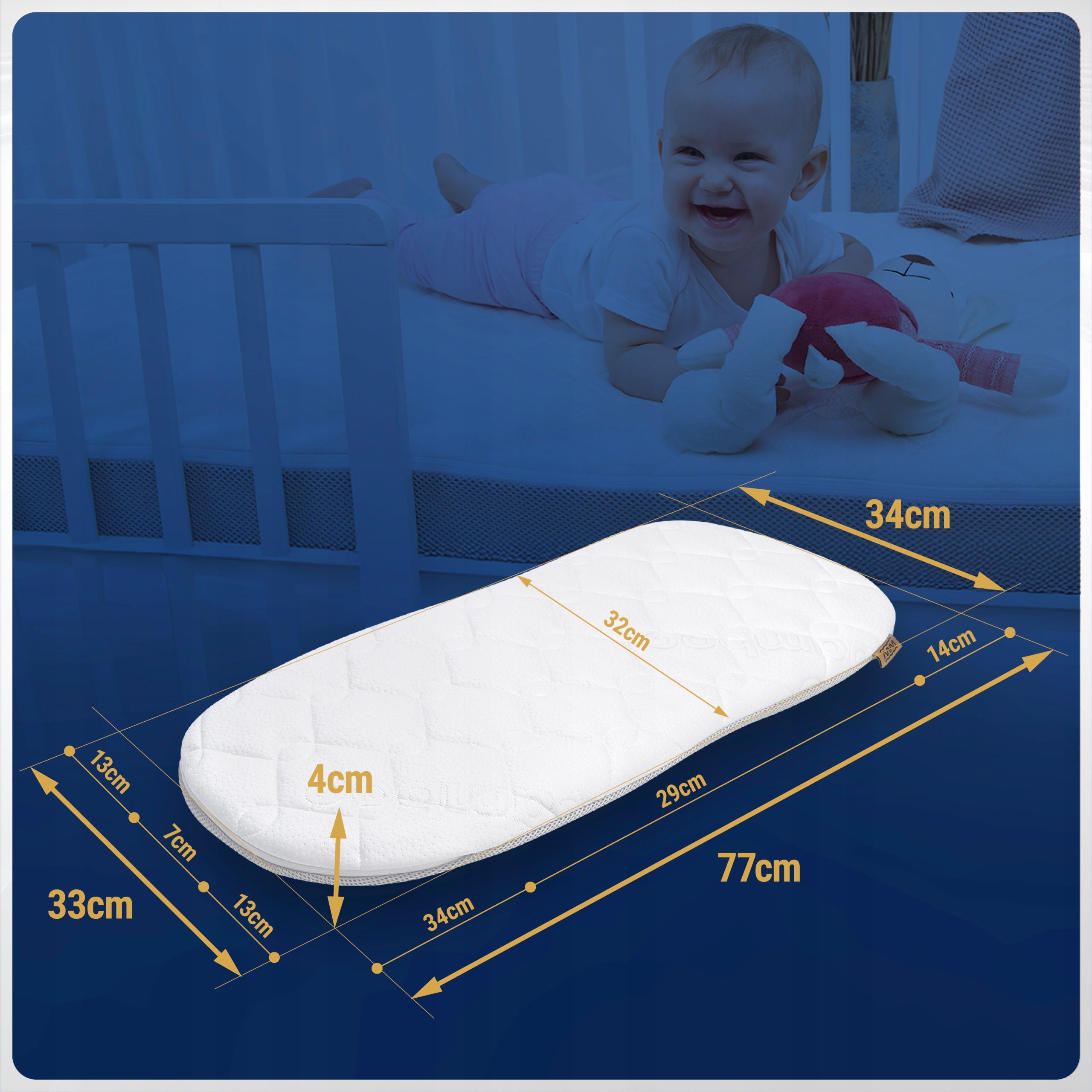 Mattress for gondola X-Lander X-Cite Mattress for stroller 77x34 Packaging status original