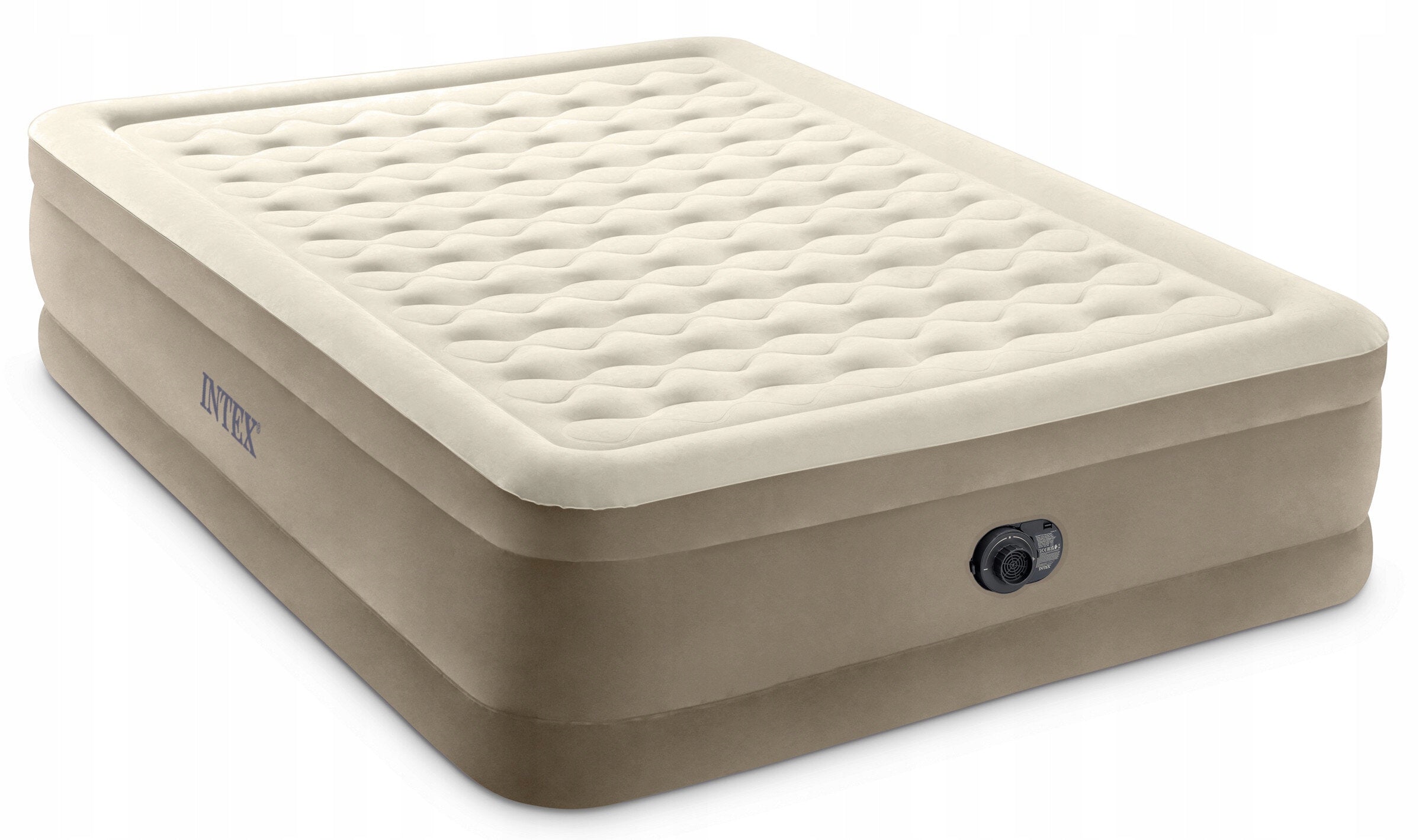 Mattress inflatable double bed Intex with electric pump 203x152cm Manufacturer code Dmuchany materac dwuosobowy 203cm wysoki