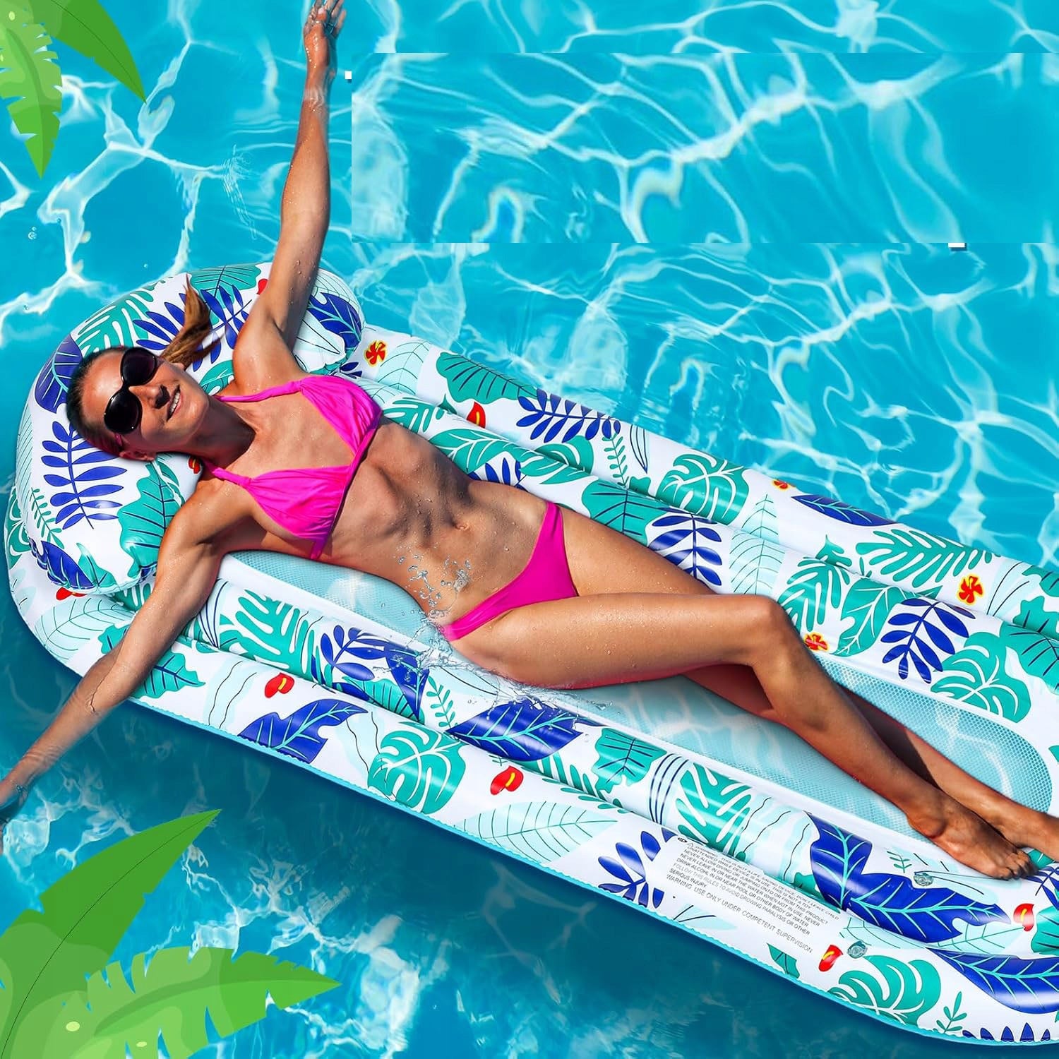 Mattress inflatable sun lounger for adults 180 x 90 cm Packaging status original