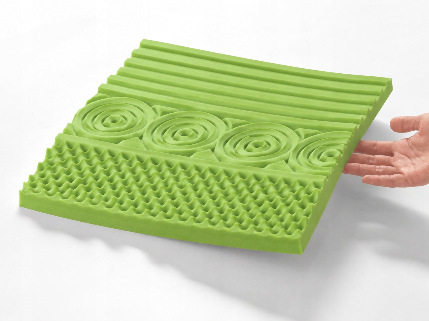 Mattress topper 160x200 profiled TOPPER massage pad Manufacturer code TOPER ALOE VERA
