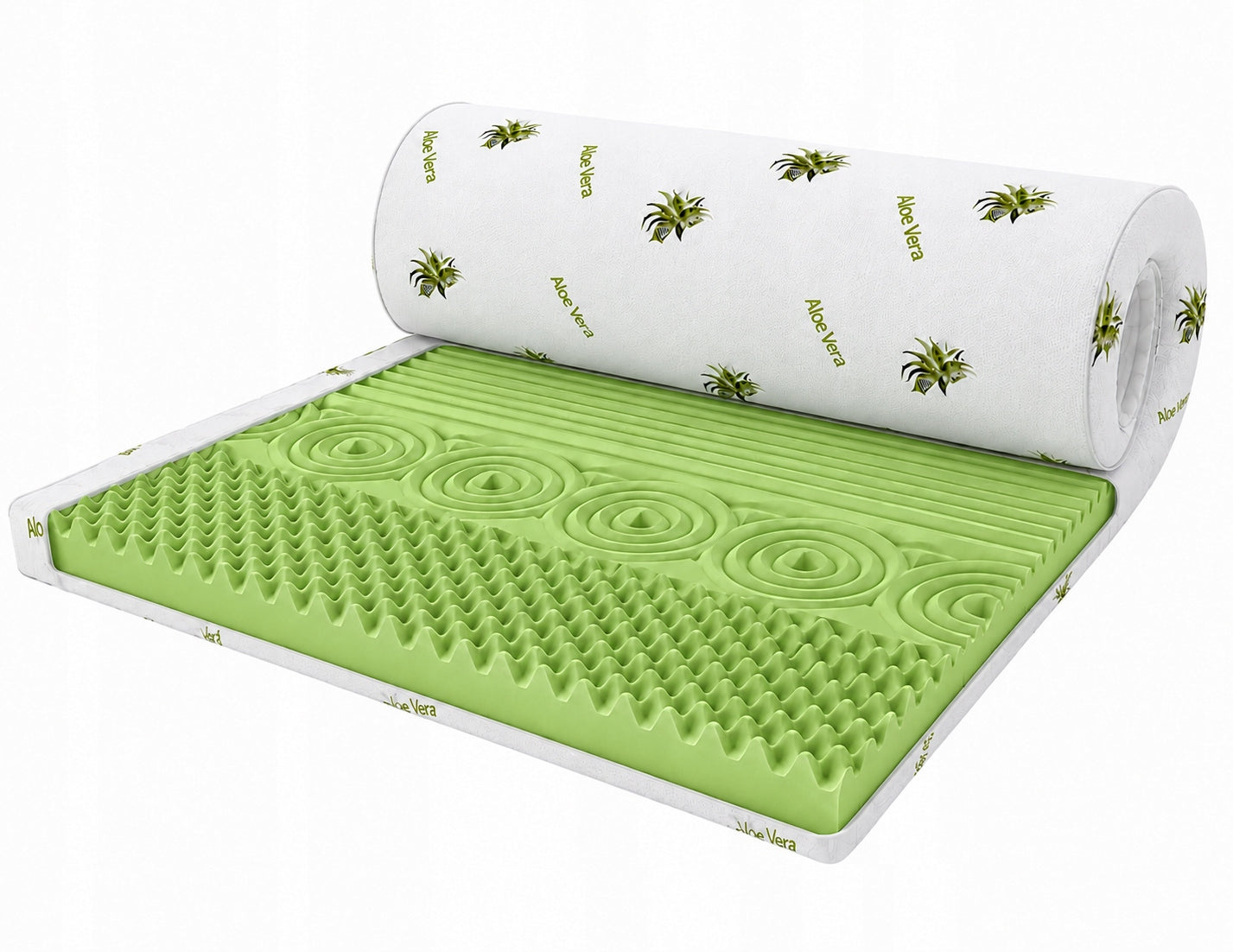 Mattress topper 160x200 profiled TOPPER massage pad