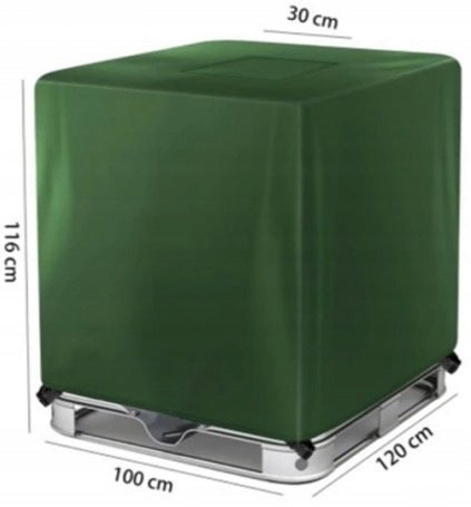 Mauser IBC Tank Cover UV Shield Algae Tarpaulin 1000L Manufacturer code Pokrowiec na zbiornik IBC 1000L wytrzymały