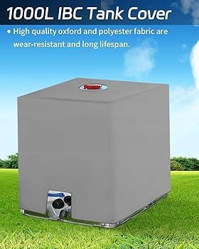 Mauzer IBC Tank Cover 1000l Water Tank Cover GREY Color gray