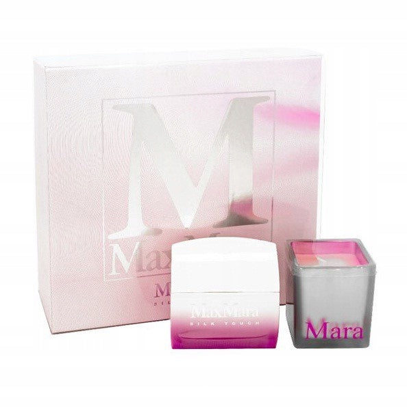 Max Mara Silk Touch set eau de toilette spray 90ml EDT + candle
