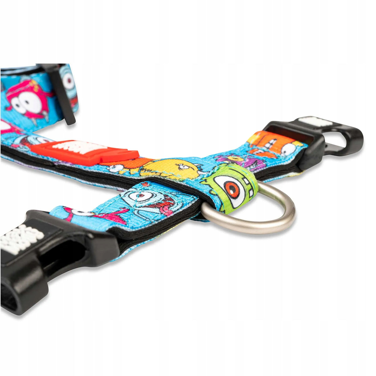 Max&Molly H-Harness Monsters Dog and Puppy Harness, Adjustable M Packaging status original