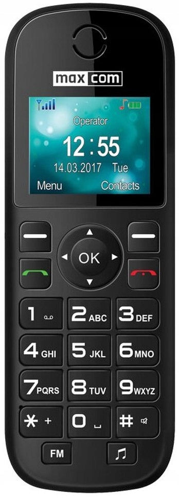 MaxCom Comfort MM35D SE PHONE FOR SENIOR USB-C base Packaging status original