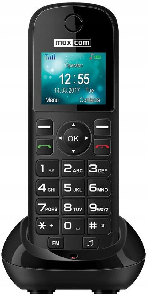 MaxCom Comfort MM35D SE PHONE FOR SENIOR USB-C base
