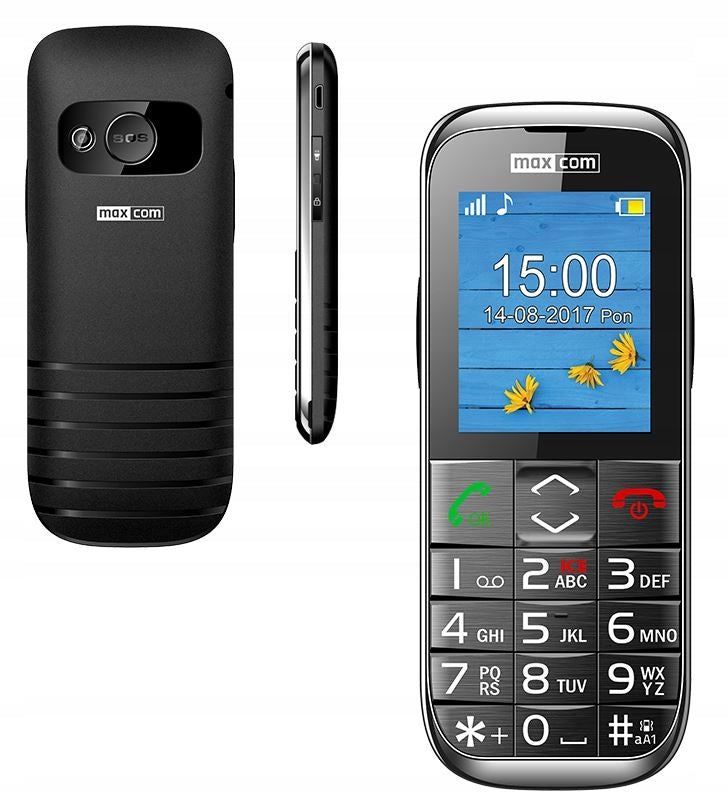 Maxcom MM720BB MM 720 mobile phone for senior large keys + base Headphones included no