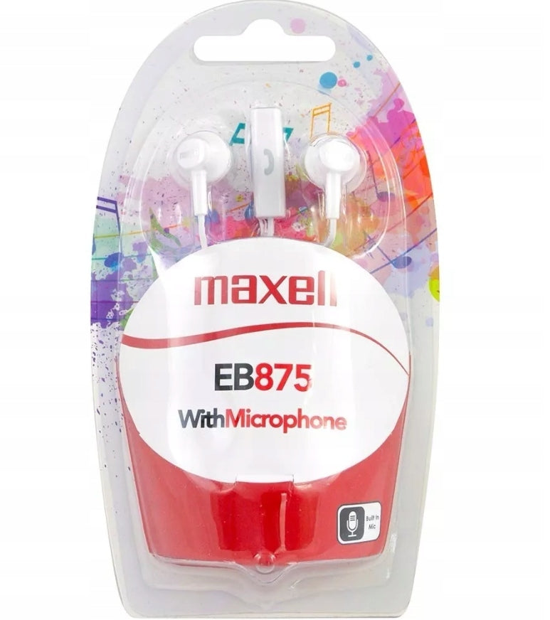 Maxell EB875 in-ear headphones with microphone jack 3,5 mm