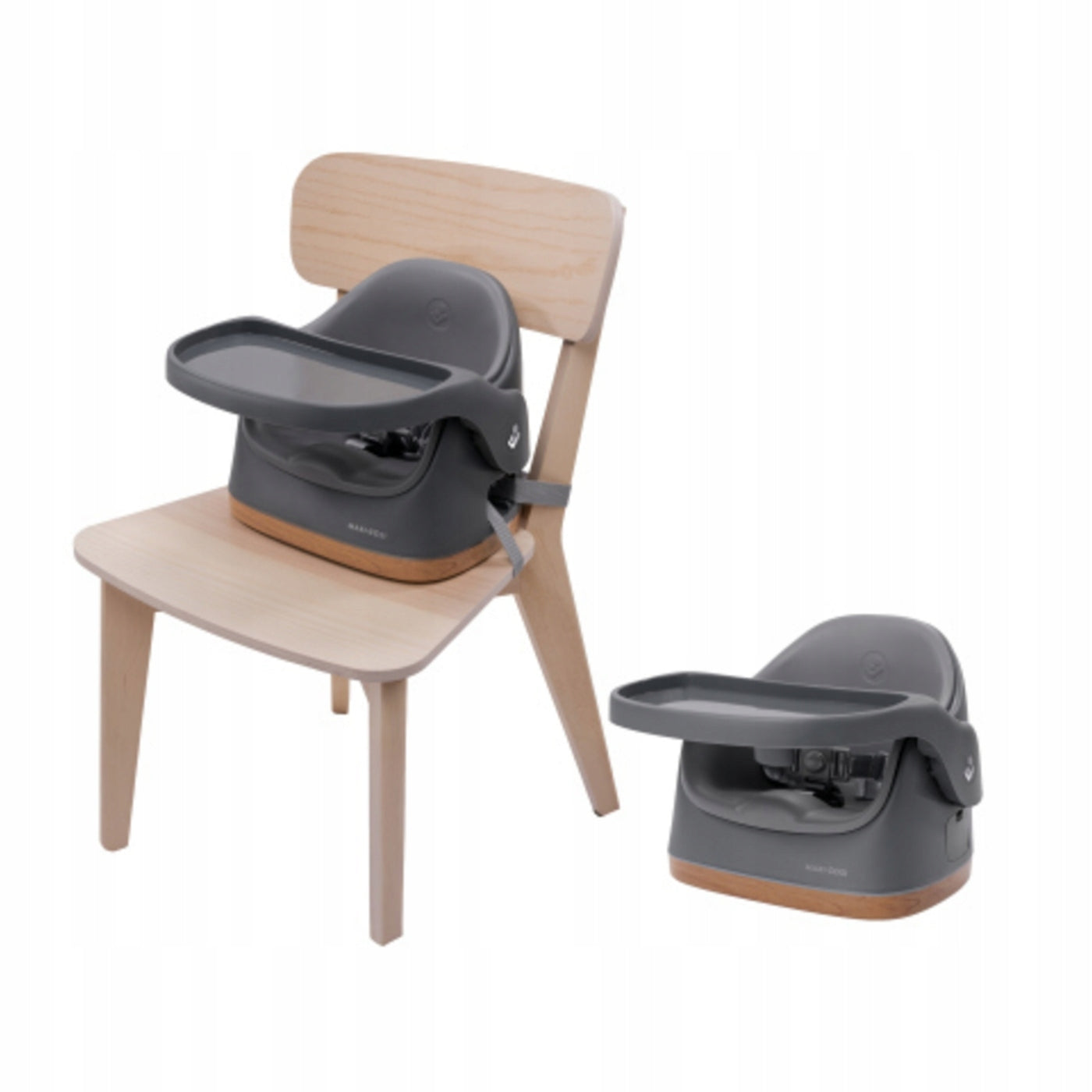 Maxi-Cosi Jay - 2-in-1 Stand and Highchair, 6 Months-3 Years Color shades of gray and silver