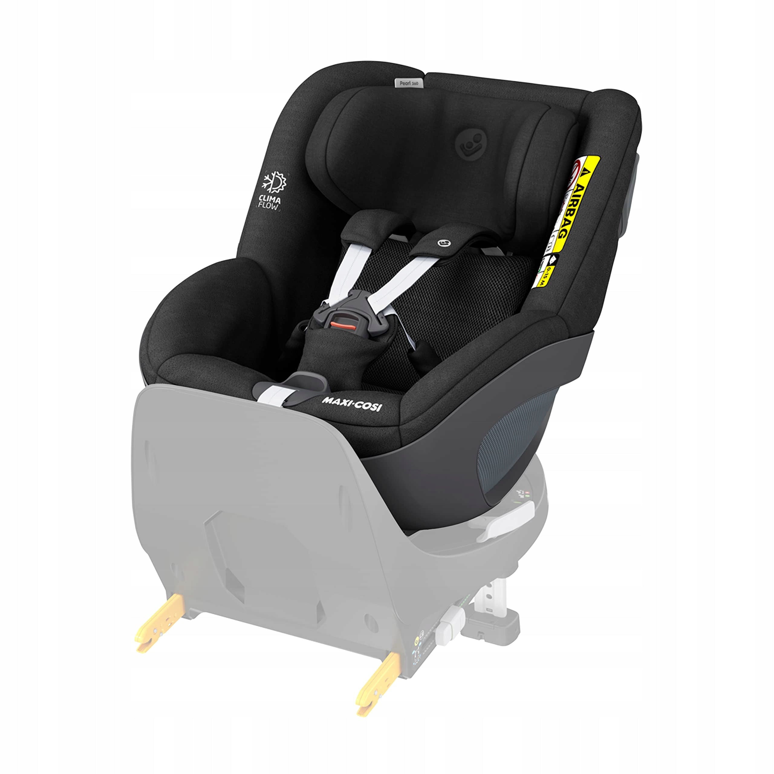 Maxi-Cosi Pearl 360 i-Size ISOFIX swivel seat ClimaFlow black