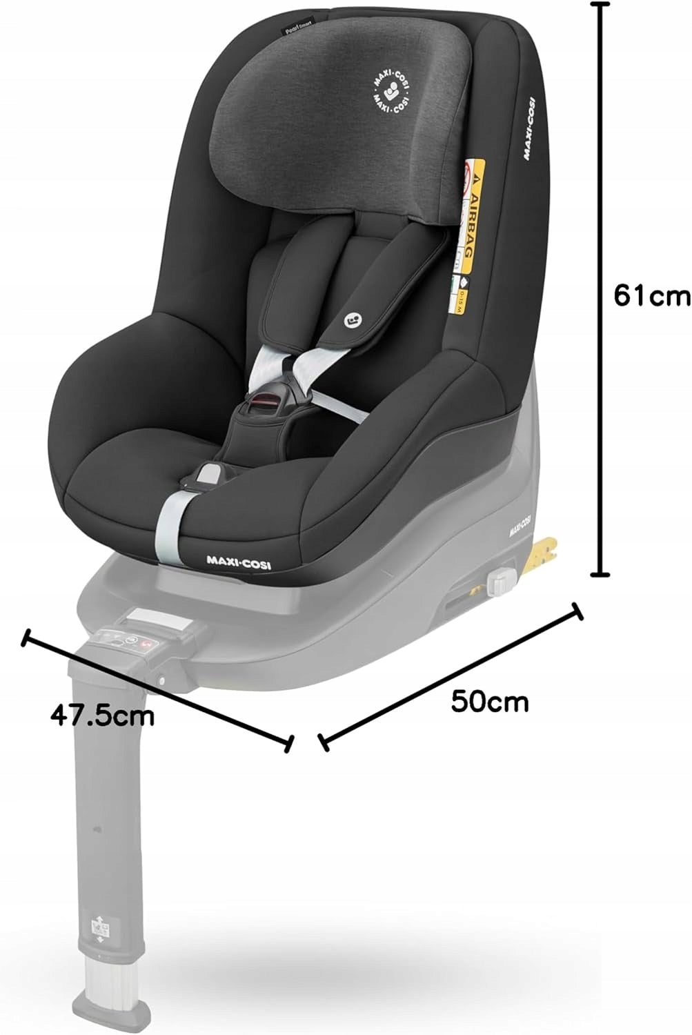 Maxi Cosi Pearl Smart i-Size 9-18, Authentic Black Brand Maxi Cosi