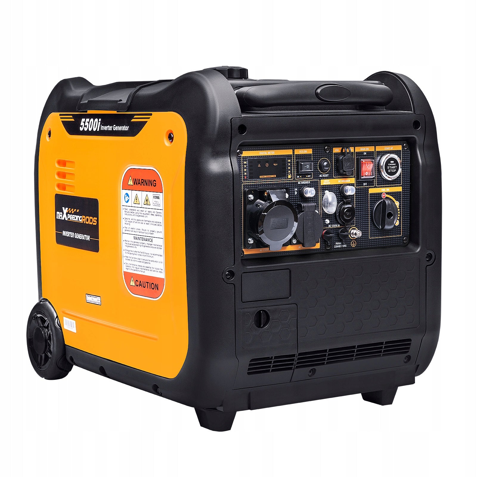 Maxpeedingrods MXR5500 5500W Petrol Inverter Generator Camping MXR03FXZL