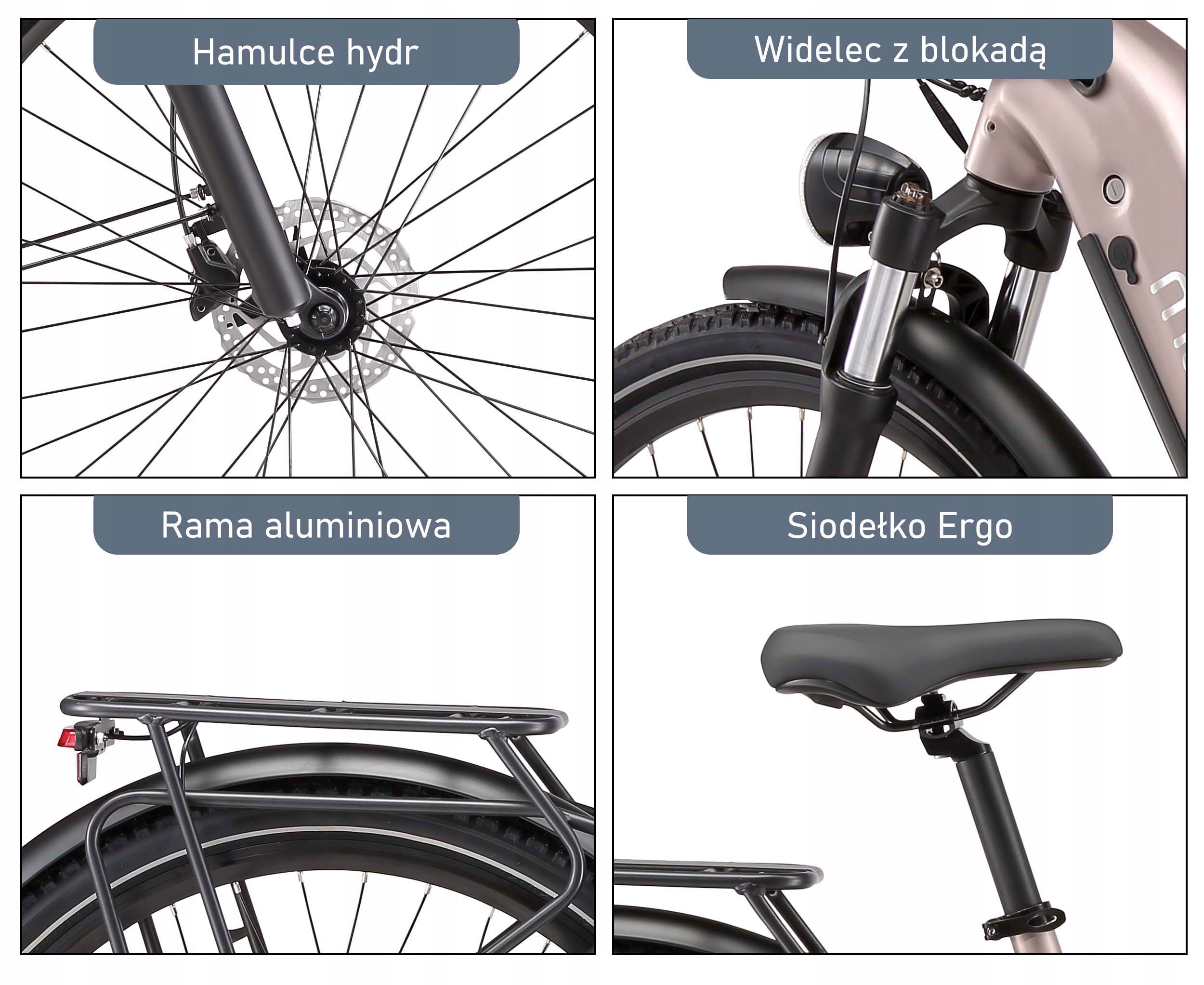Maxtron Marathon Electric Bike 250W 22,5Ah 25km/h 150KM light pink-EN Wheel size (") 28
